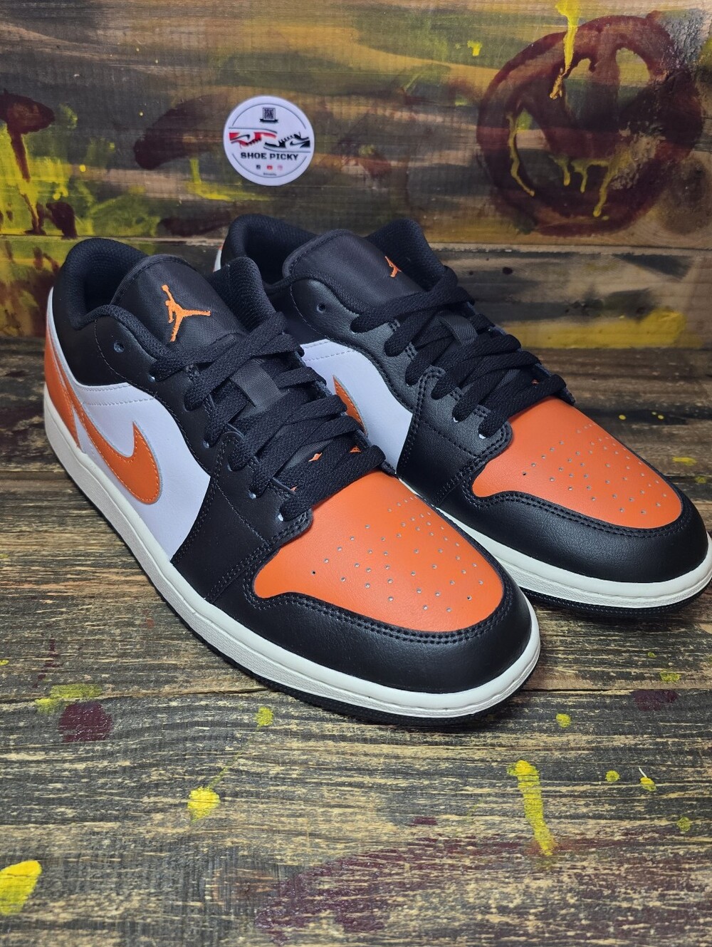 Nike Air Jordan 1 Low Shattered Backboard 553558-081 Men’s Size 11 BRAND NEW - Picture 3 of 8